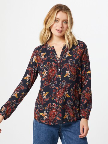 s.Oliver Blouse in Blauw: voorkant