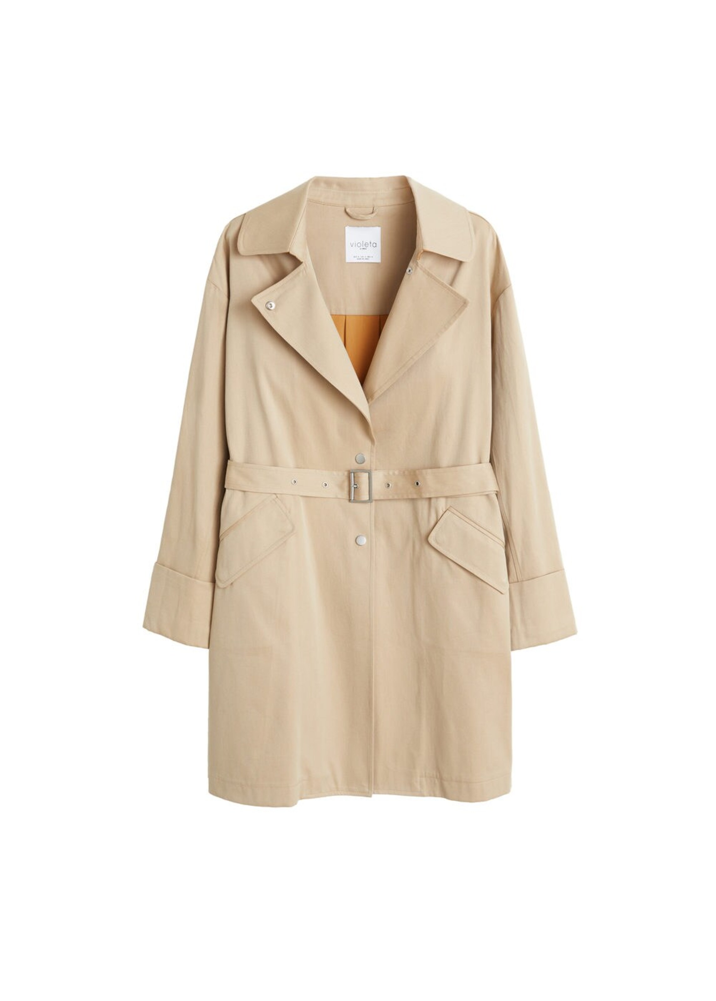 VIOLETA by Mango - Trenchcoat 'London' in beige