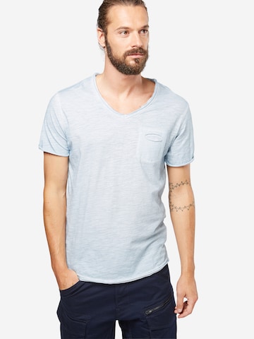 T-Shirt Key Largo en bleu : devant