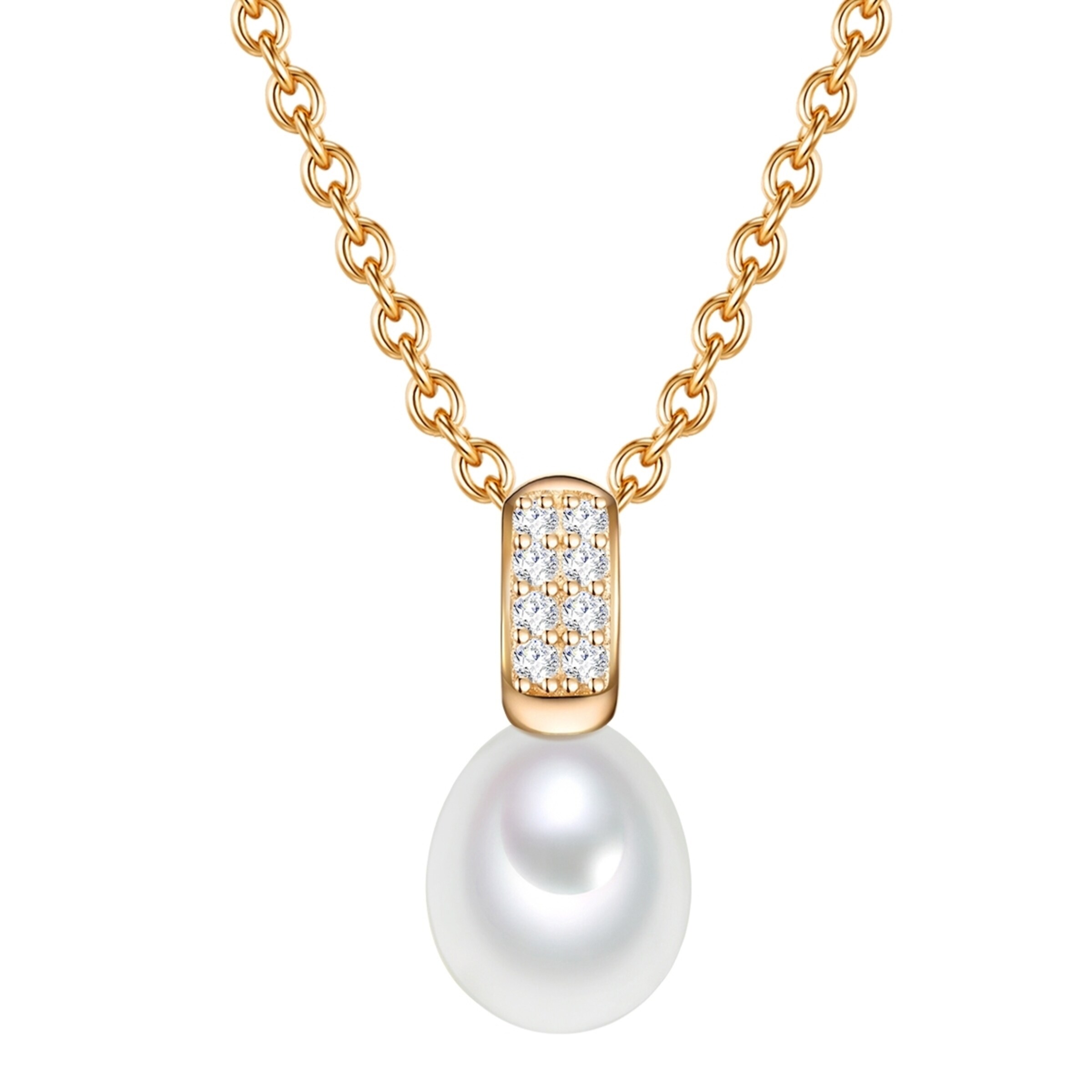 Valero Pearls Necklace in Gold