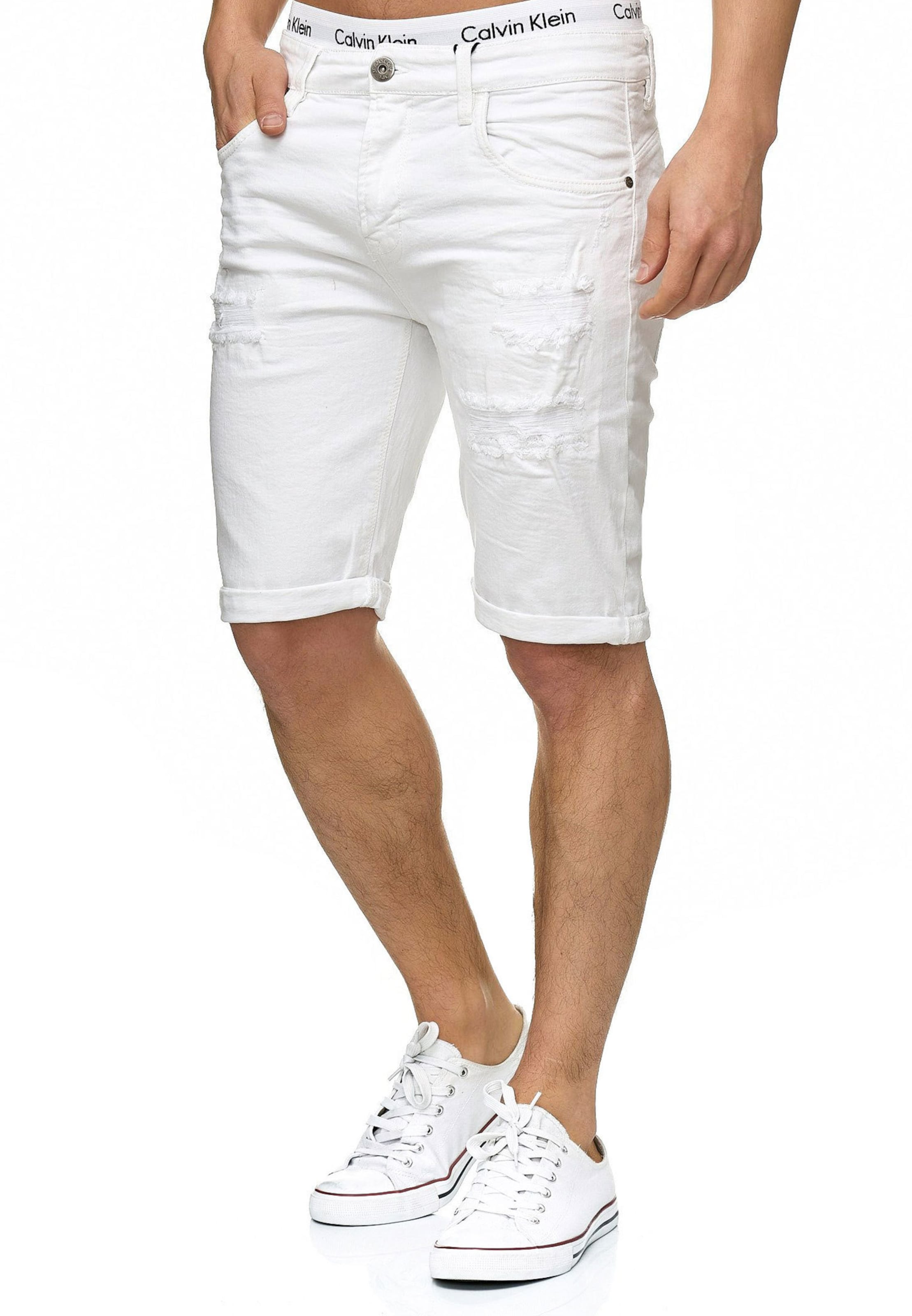 INDICODE JEANS Regular Jeans 'Caden' in White: front
