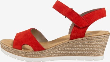 Rieker Sandalen met riem in Rood