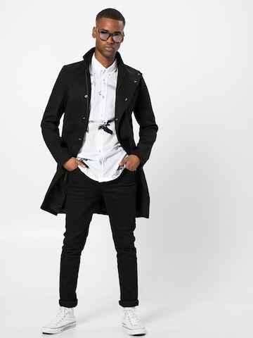 Manteau mi-saison 'onsOSCAR WOOL COAT' Only & Sons en noir