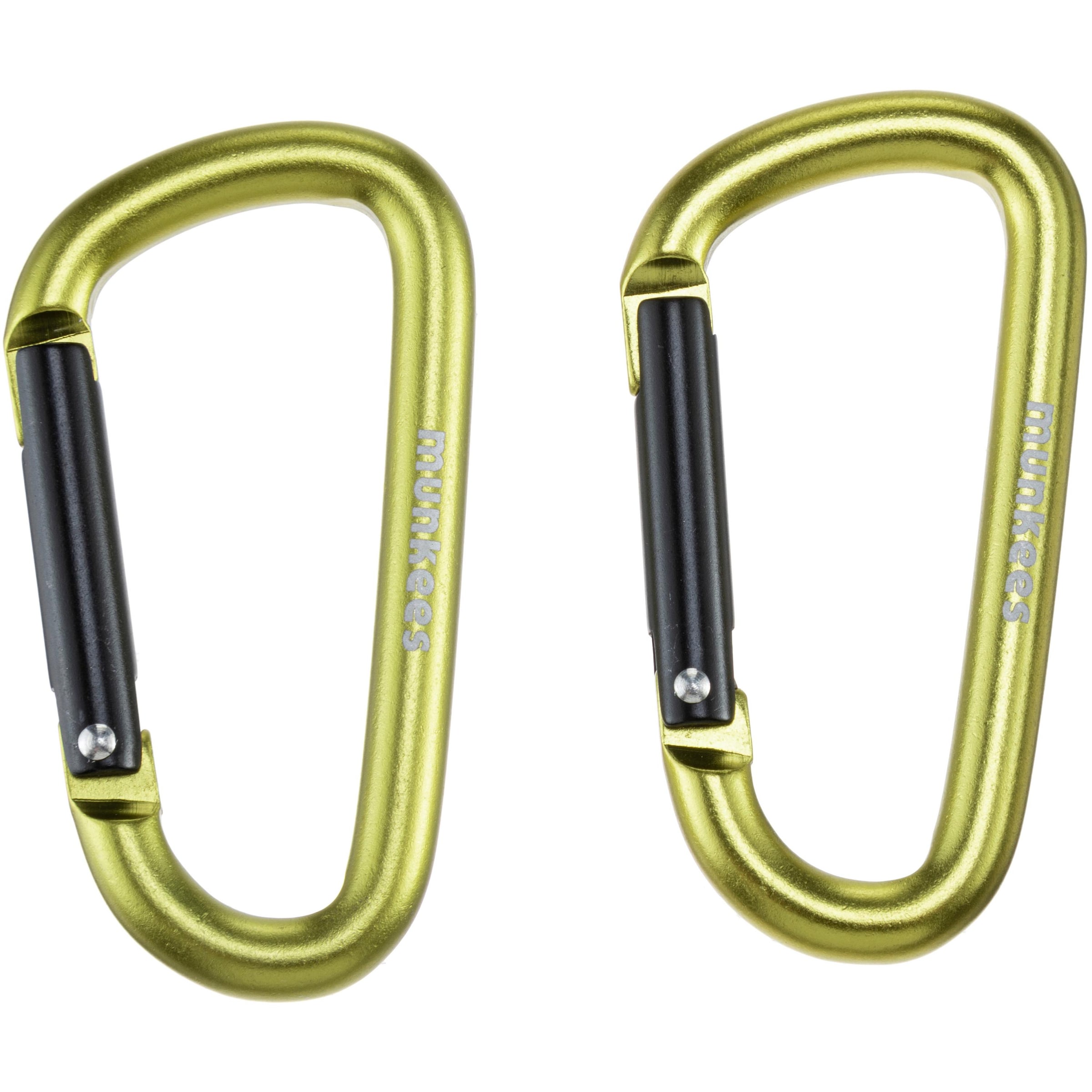 Munkees Key Ring in Yellow: front