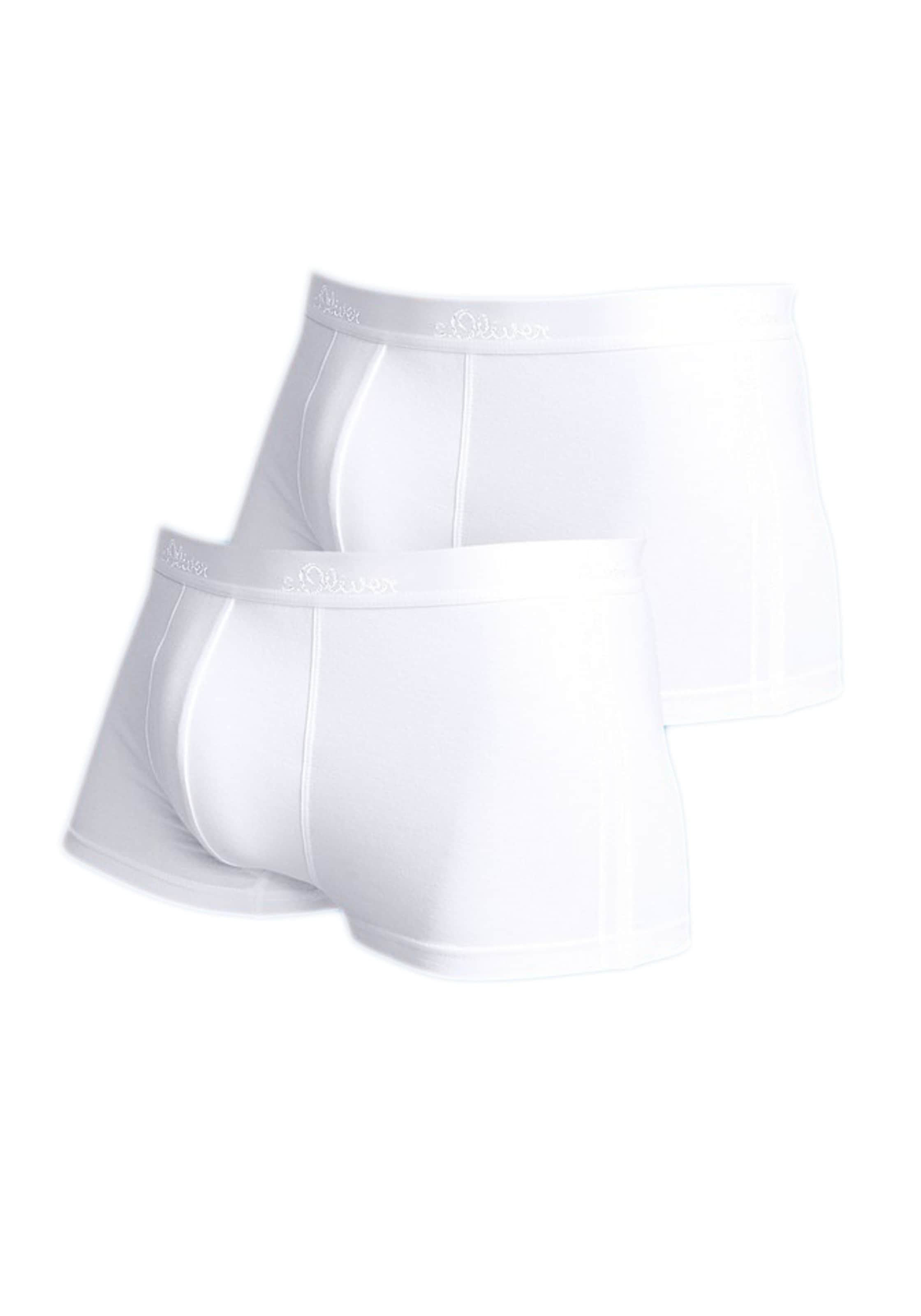 Boxers s.Oliver en blanc : devant