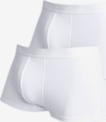 Boxer di s.Oliver in bianco: frontale