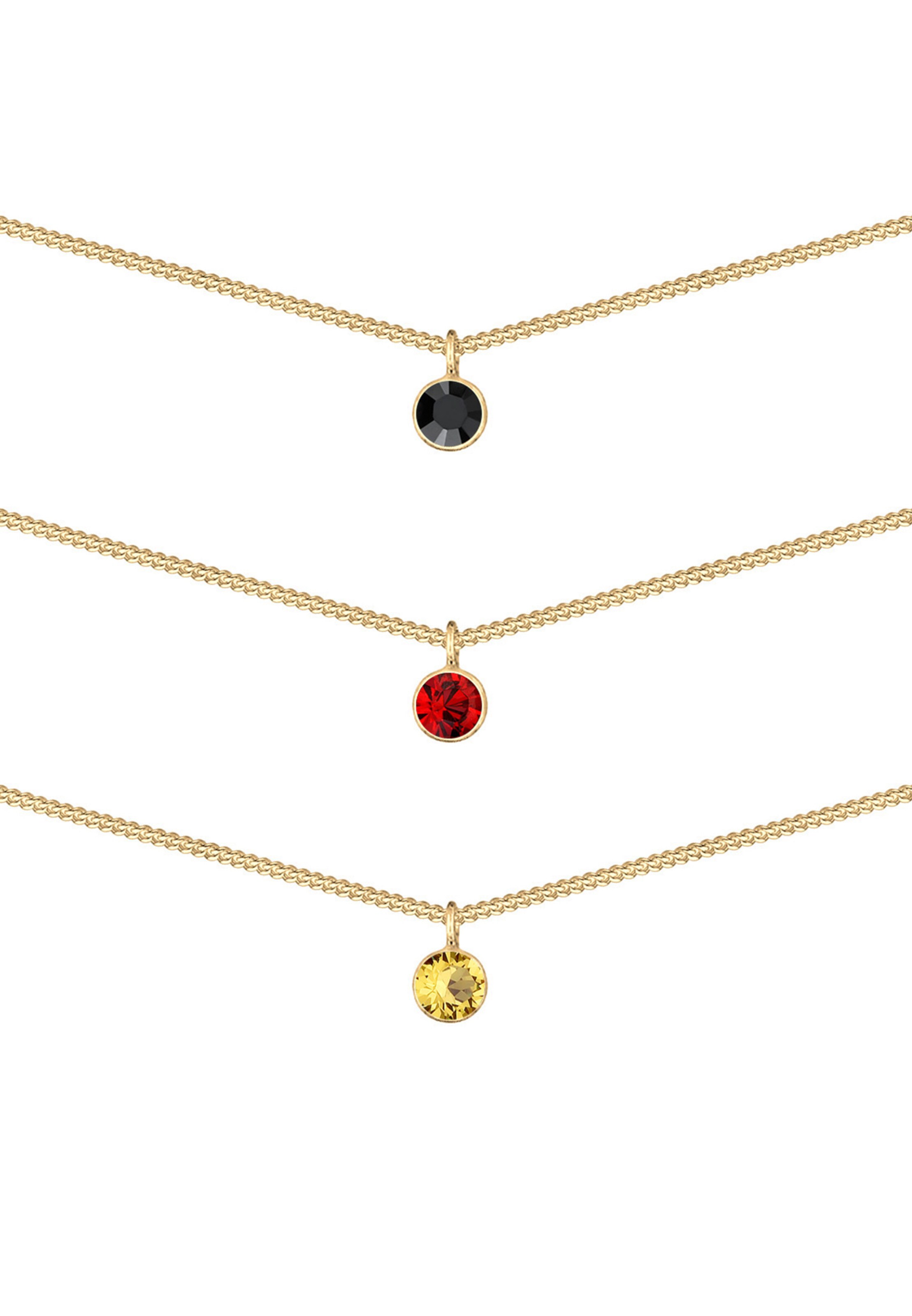 ELLI Choker 'Layer' in Gold