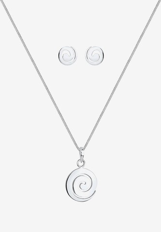 ELLI Jewelry Set 'Spirale' in Silver