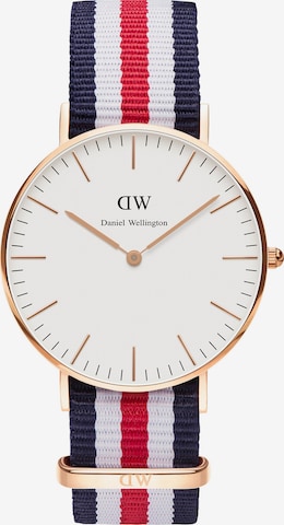 Daniel Wellington Analog Watch 'Classic Canterbury RG White' in Mixed colors: front