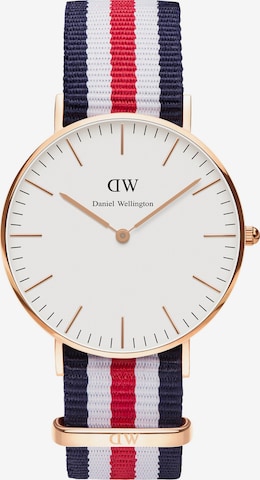 Daniel Wellington Analoogkell 'Classic Canterbury RG White', värv segavärvid: eest vaates