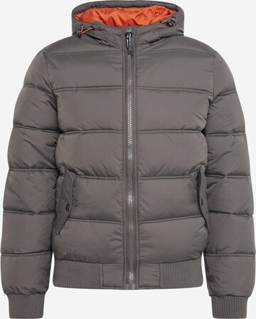 Veste d’hiver 'Adrian' INDICODE JEANS en gris : devant