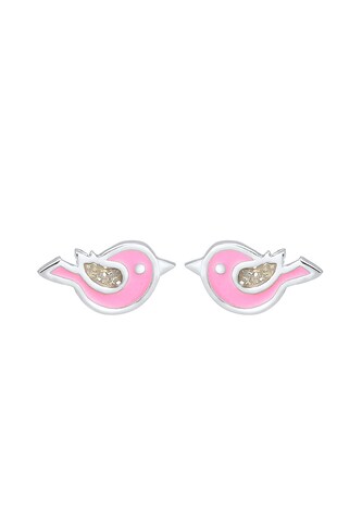 ELLI Ohrringe Vogel, süß in Pink