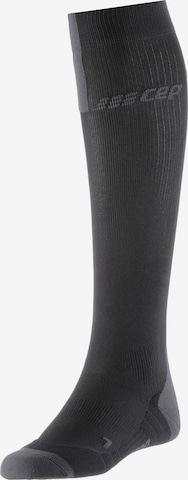 CEP Athletic Socks in Black: front