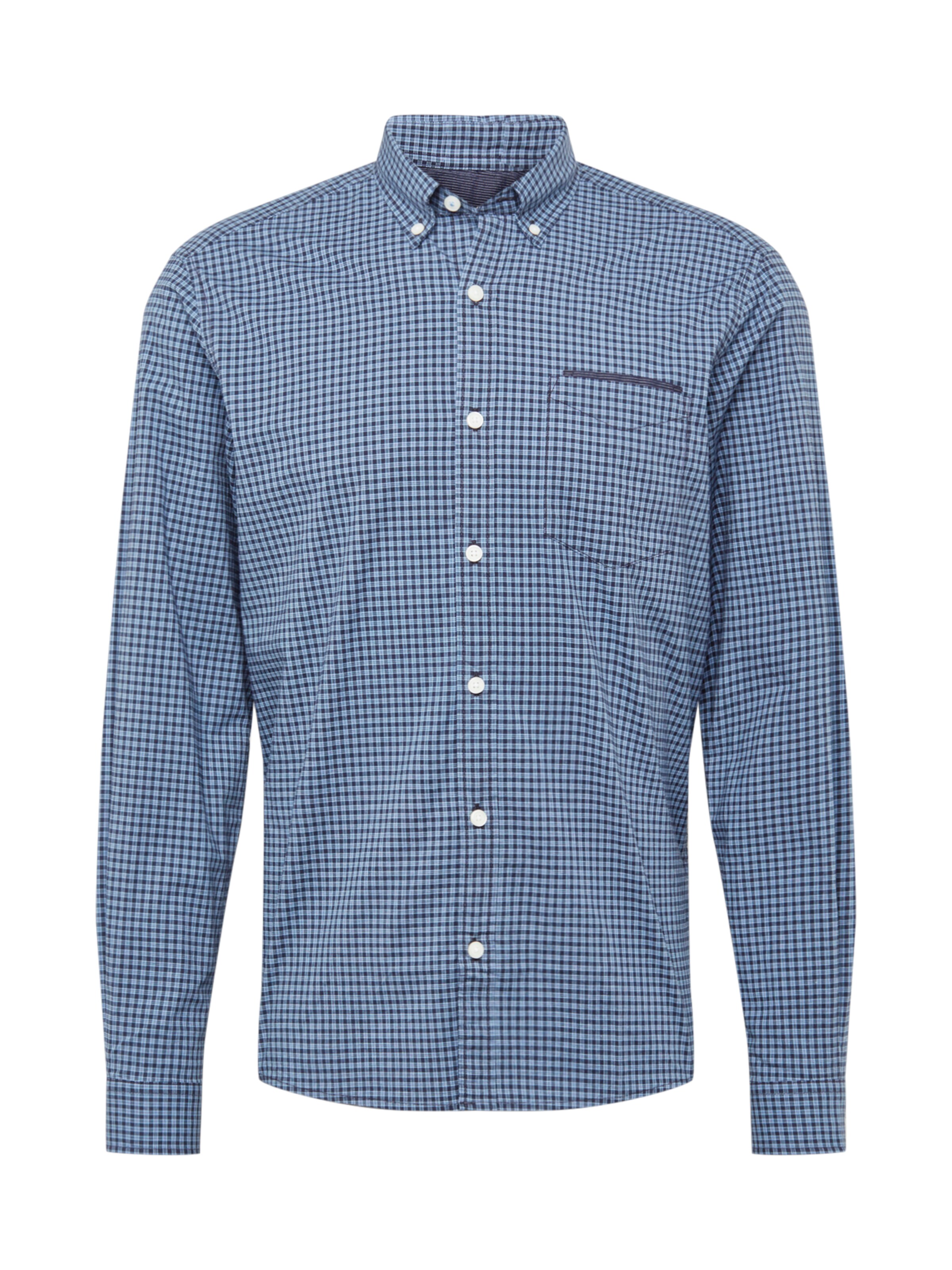 s.Oliver - Overhemd in de kleur Duifblauw