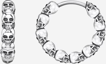 Thomas Sabo Ohrringe 'Totenköpfe' in Silber: predná strana