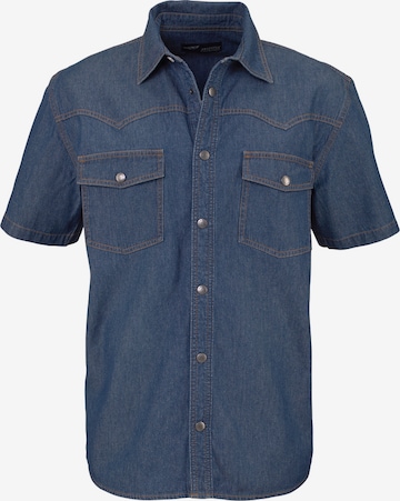 ARIZONA Button Up Shirt in Blue: front