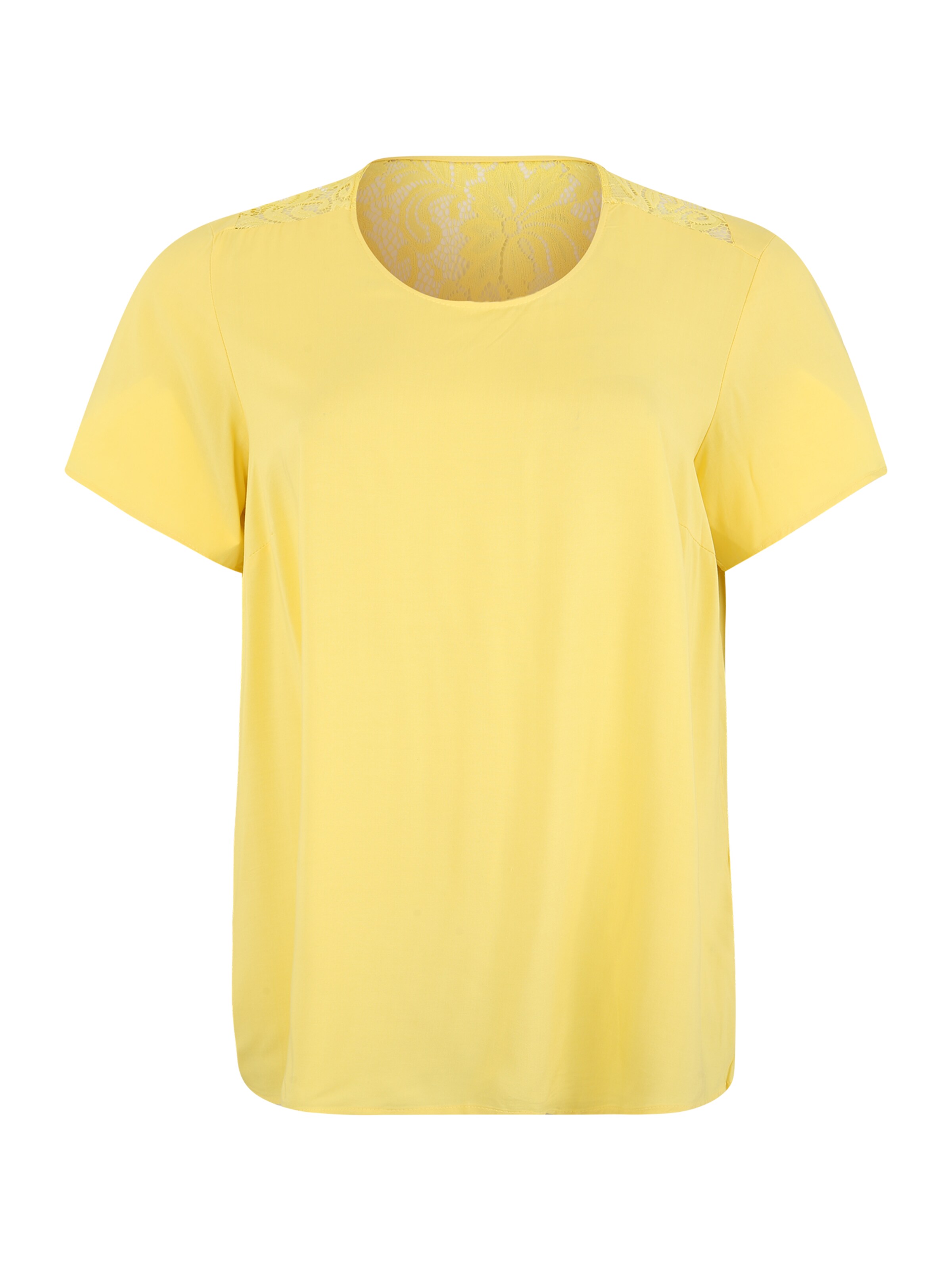 Zizzi - Blouse 'MTAYA' in de kleur Geel