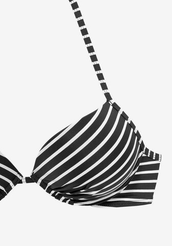 s.Oliver Push-up Bikiniöverdel i svart