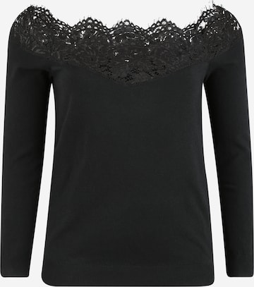 ABOUT YOU Curvy Sweater 'Ledora Jumper' in Black: front