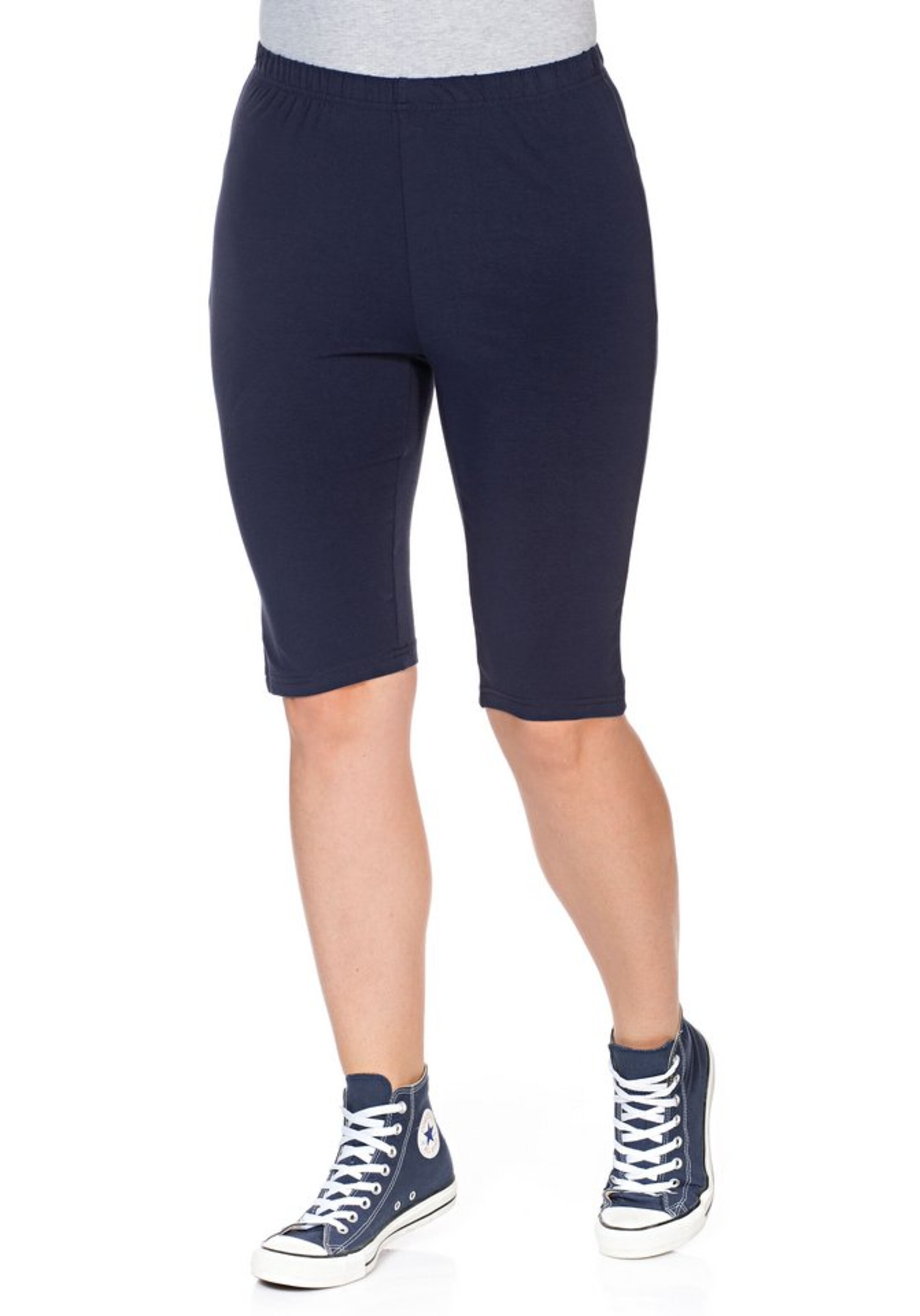 Skinny Leggings de la SHEEGO pe albastru: față