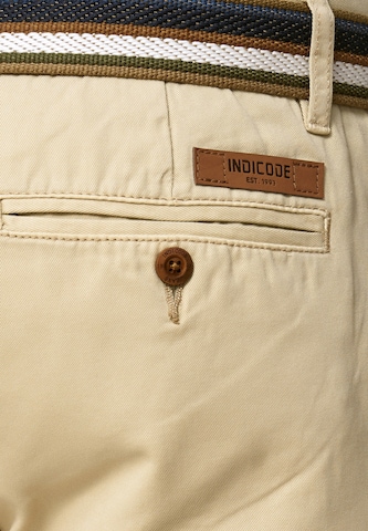 Regular Pantalon 'Cuba' INDICODE JEANS en beige