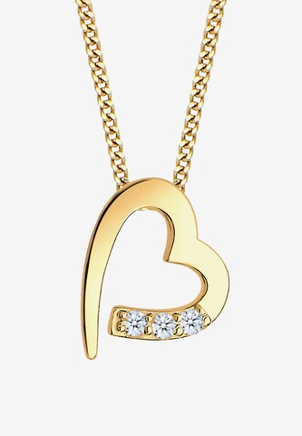 Elli DIAMONDS Necklace 'Herz' in Gold