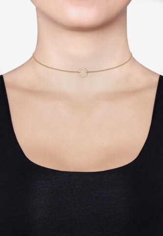 ELLI Choker 'Kreis' in Gold: predná strana