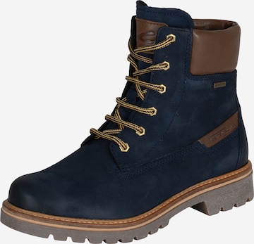 CAMEL ACTIVE Lace-Up Ankle Boots 'Canberra GTX 70' in Blue: front