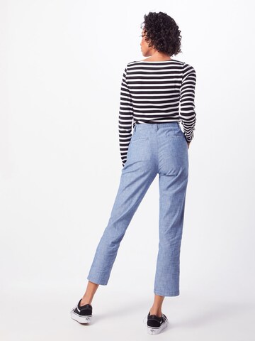 GAP Regular Broek 'V-GIRLFRIEND KHAKI CHAMBRAY' in Blauw: terug