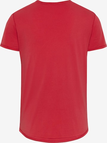 CHIEMSEE - Regular Fit Camisa funcionais em vermelho