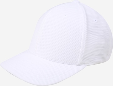 Casquette 'Hybrid' Flexfit en blanc : devant