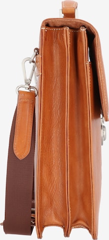 LEONHARD HEYDEN Document Bag 'Bergamo' in Brown