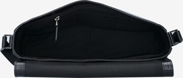 The Bridge 'Kallio' Messenger Aktentasche Leder 36 cm Laptopfach in Schwarz