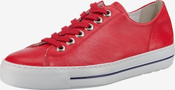 Sneaker low de la Paul Green pe roșu: față