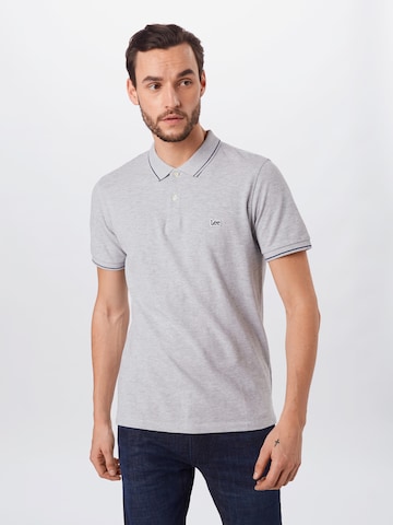 Coupe regular T-Shirt 'PIQUE POLO' Lee en gris : devant