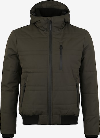 BRAVE SOUL Winter Jacket 'Archyi' in Green: front