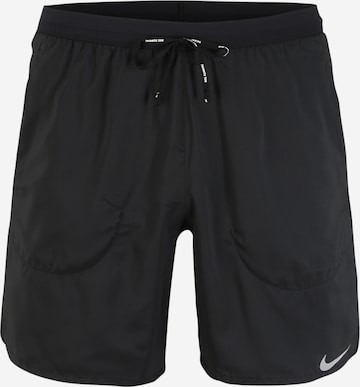 NIKE Regular Sportbroek 'Flex Stride' in Zwart: voorkant