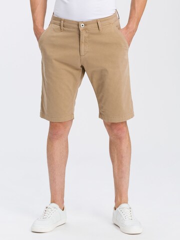 CROSS JEANS Regular Pants ' Leom ' in Brown