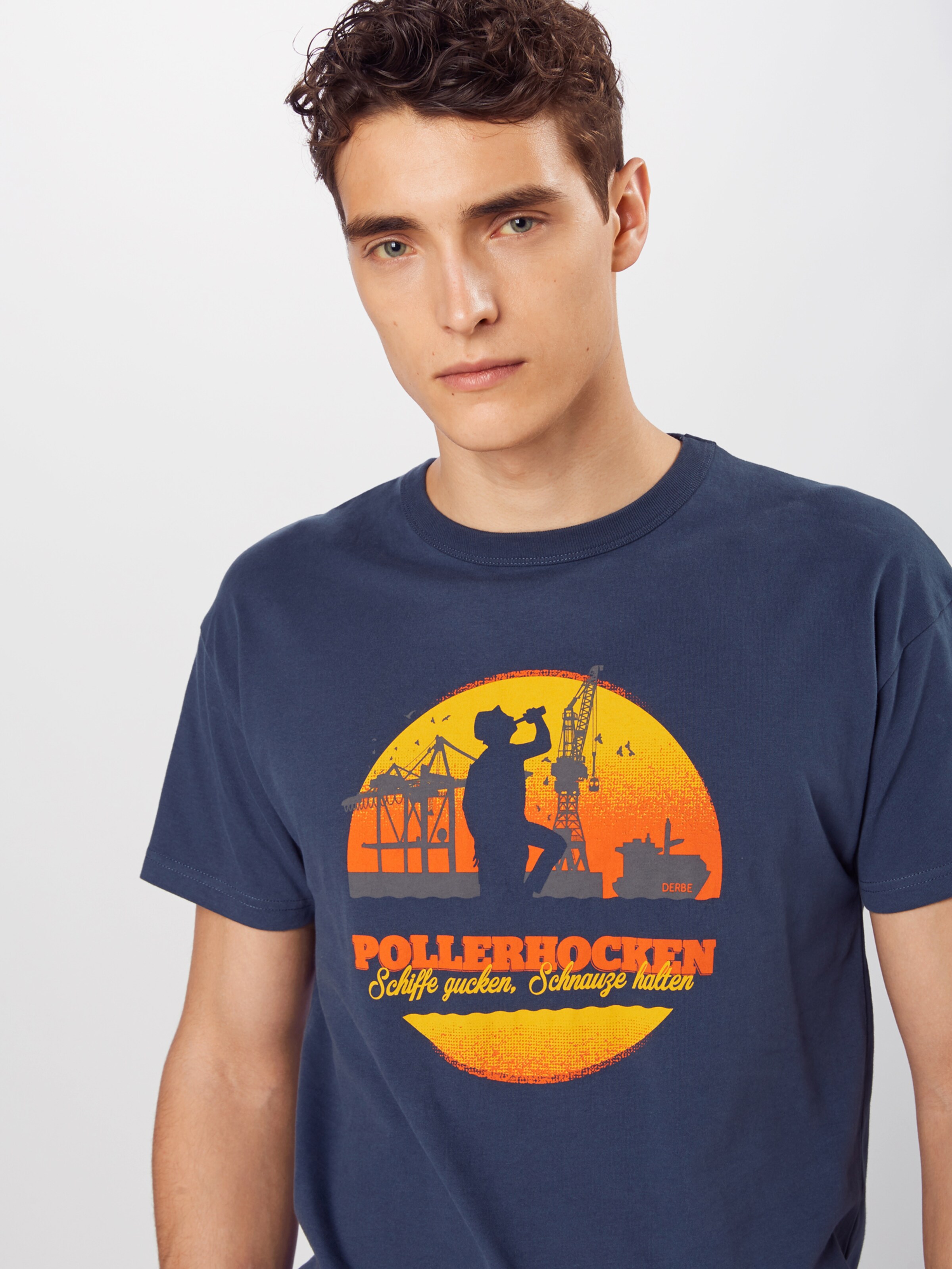 Plus durable T-Shirt Pollerhocken OC Derbe en Bleu Marine 