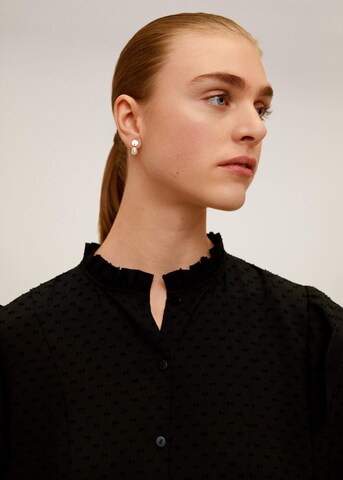 MANGO Shirt dress 'Bobo' in Black