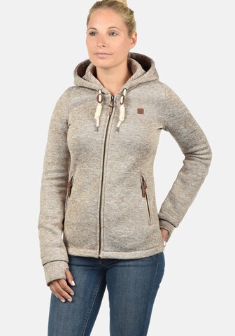 DESIRES Sweatjacke 'Thory' in Beige: predná strana