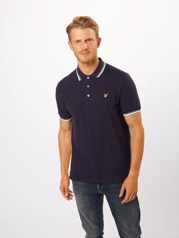 Lyle & Scott Poloshirt 'Tipped' in Blau