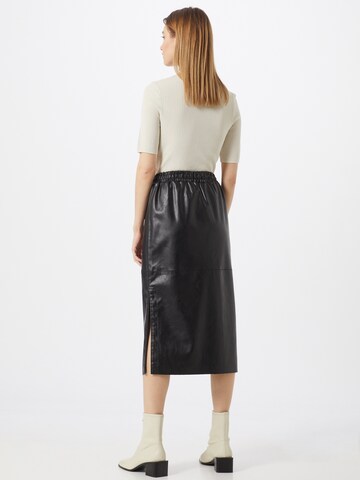 Fustă 'Mari Midi Skirt' de la Designers Remix pe negru