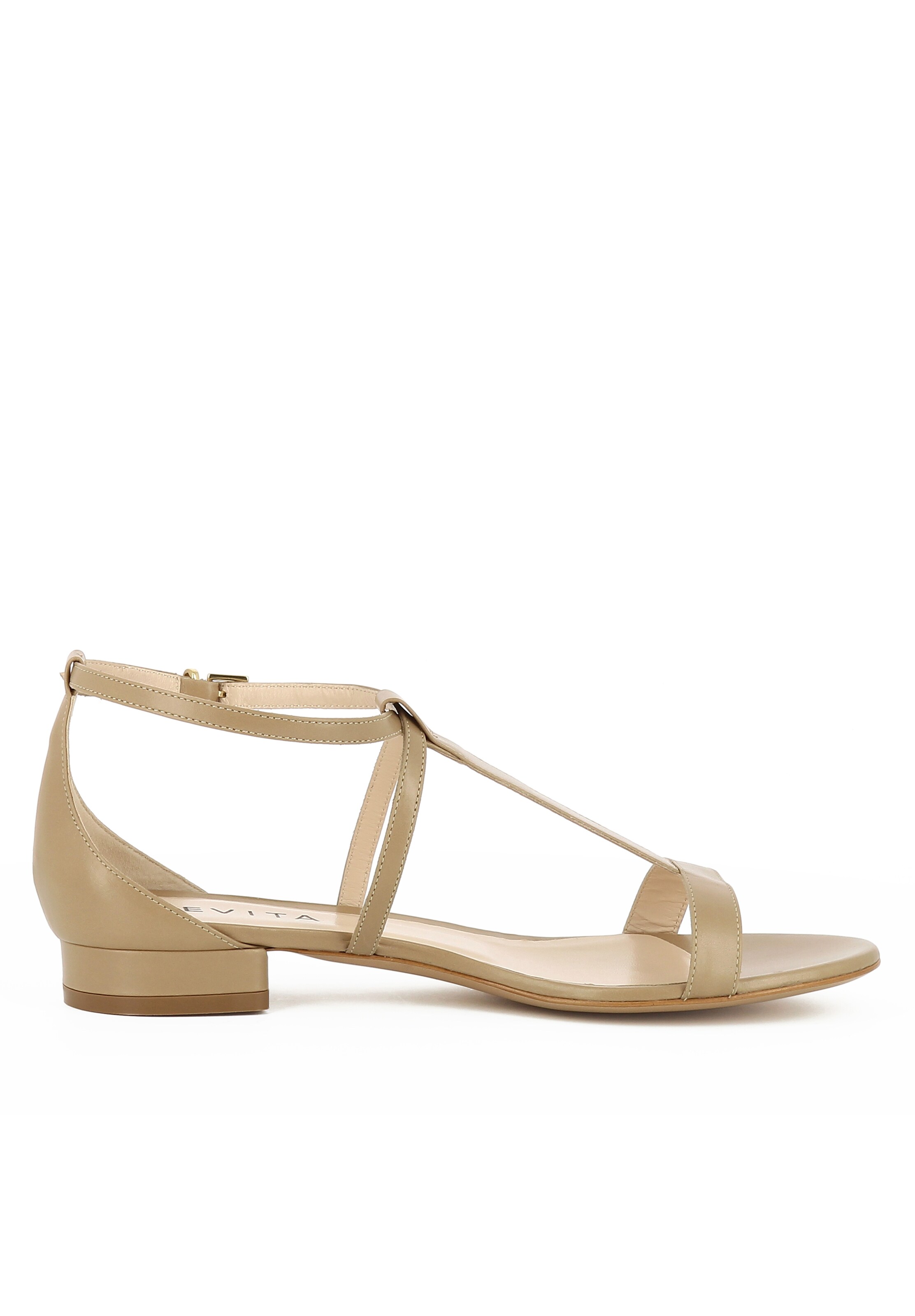 EVITA Sandalen met riem 'Salvina' in Beige