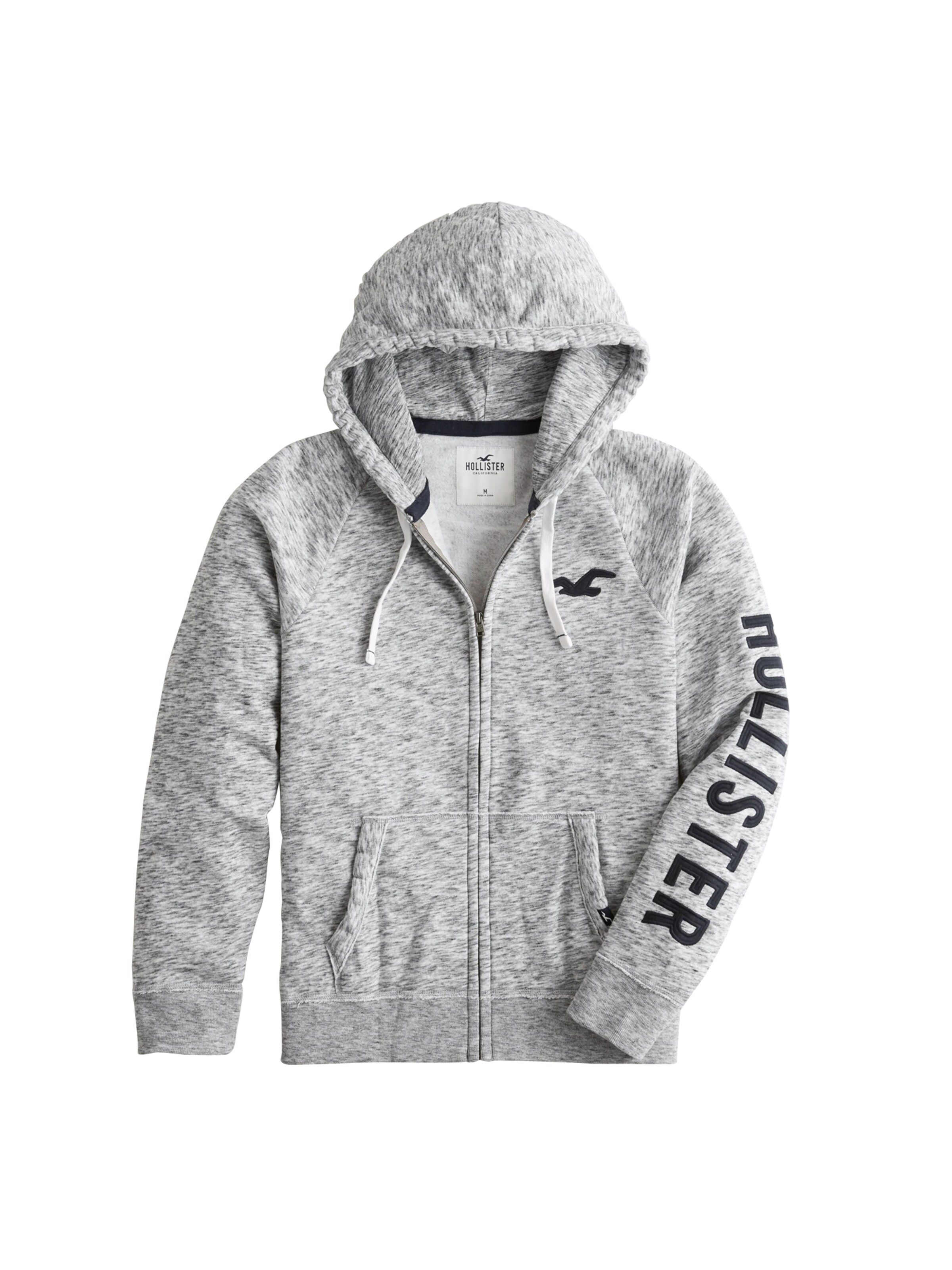 HOLLISTER - Sweatvest in de kleur Grijs