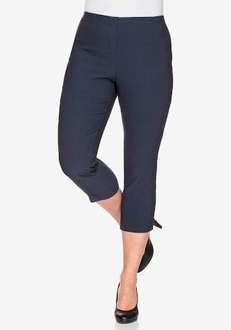 SHEEGO Slim fit Trousers in Blue: front