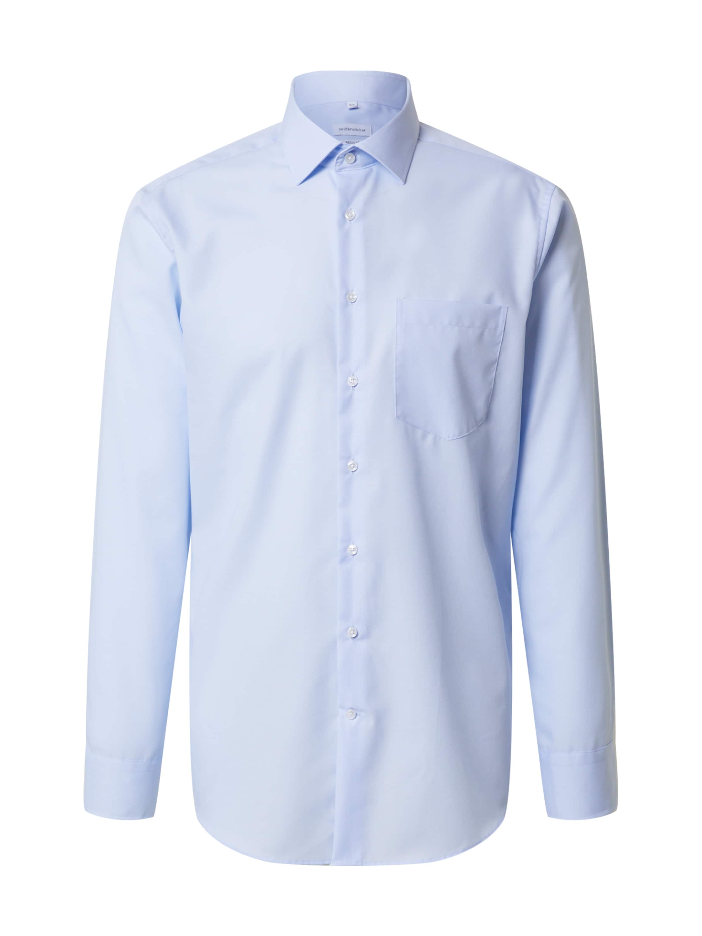 SEIDENSTICKER Slim fit Business shirt in Blue: front