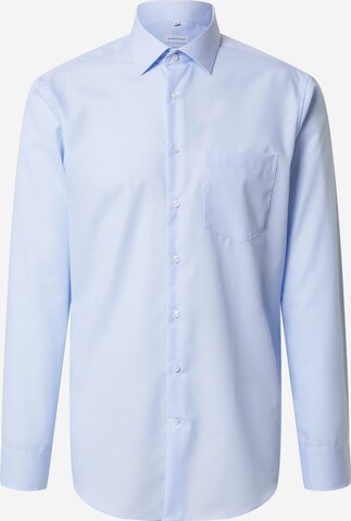 Coupe regular Chemise business SEIDENSTICKER en bleu : devant