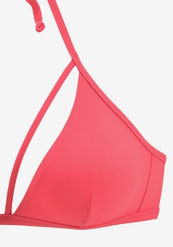 LASCANA T-shirt Bikinitop in Roze