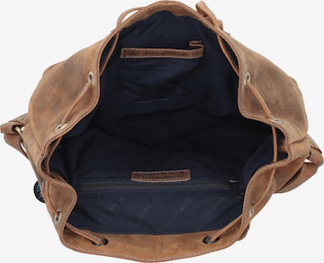 GREENBURRY Rucksack 'Santana City' in Braun